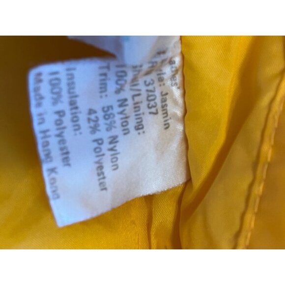 Vintage Obermeyer Womens Yellow Nylon Ski Jacket Size 8 - Picture 6 of 9